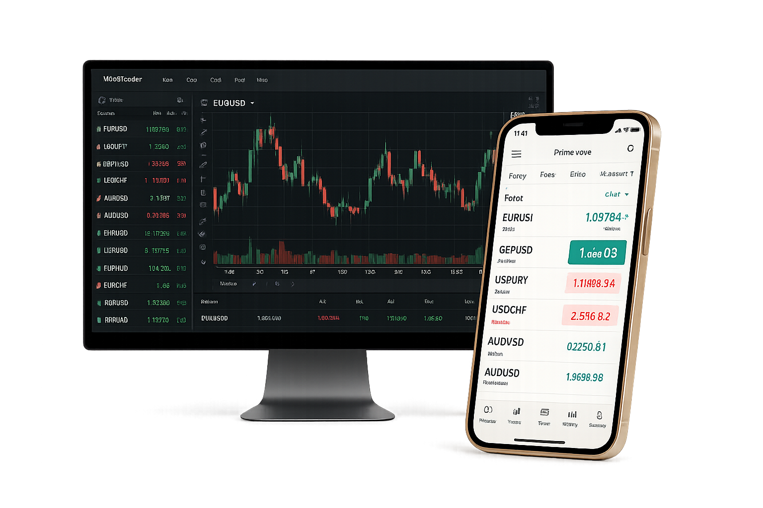 WebTrader interface